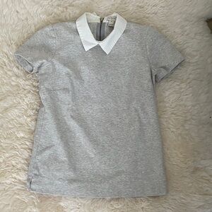 J Crew preppy collared top XXS